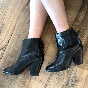 Rag & Bone Black Booties